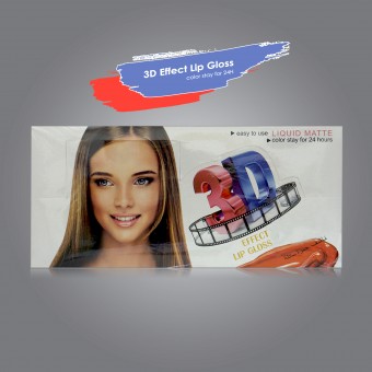 3D Effect Lip Gloss Long Lasting Stay for 24hours ,Make-up for Ladies