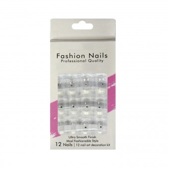 1 set of 12 pcs Artificial Nail Extension |  Random Beautiful Design Fashionable for Ladies