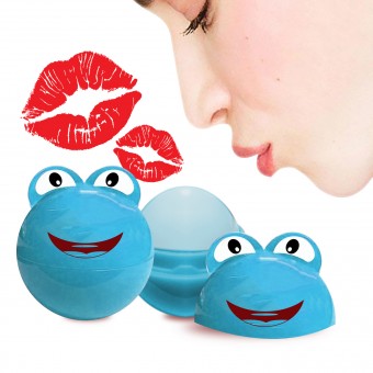 Cute Bottle Frog Design  Moisturizing Lip Balm ( Pack of 2 random colors )