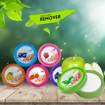 Nail Polish Remover Pads Apple Flavoured | 32 Pads